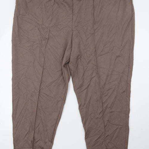 Slimma Womens Brown   Trousers  Size 30 L27 in