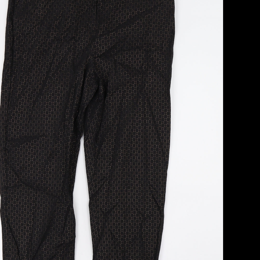 Wallis Womens Black   Trousers  Size 12 L29 in