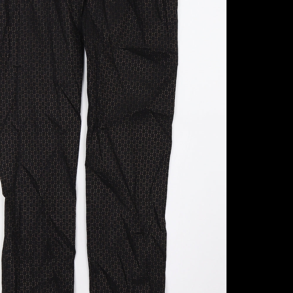 Wallis Womens Black   Trousers  Size 12 L29 in