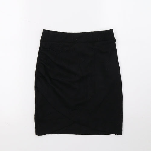 H&M Womens Black   A-Line Skirt Size XS