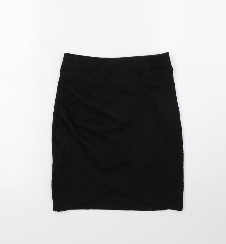 H&M Womens Black A-Line Skirt Size XS