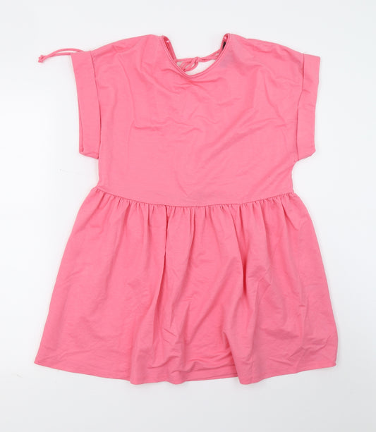 Front view of Primark women’s pink a-line, size XS