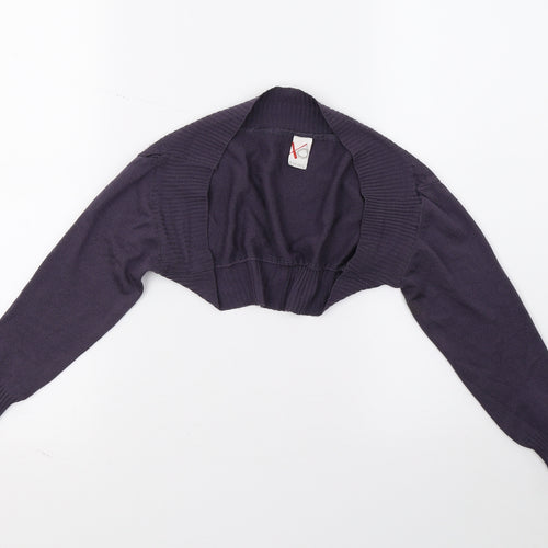 XO Girls Purple   Shrug Jumper Size 8 Years