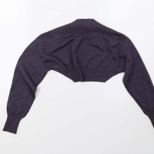 XO Girls Purple   Shrug Jumper Size 8 Years