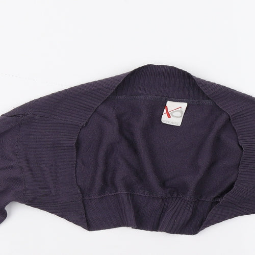 XO Girls Purple   Shrug Jumper Size 8 Years