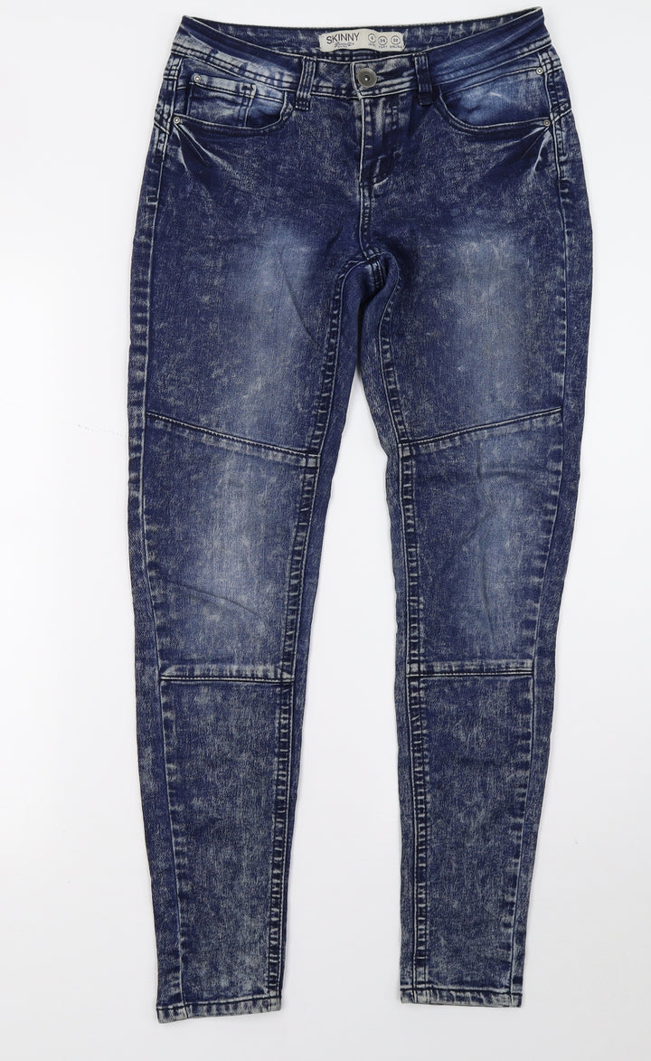 Denim & Co. Womens Blue Skinny Jeans Size 6 L29 in