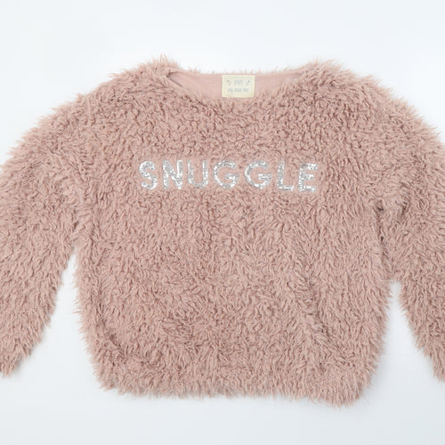 F&F Womens Pink   Pullover Jumper Size S