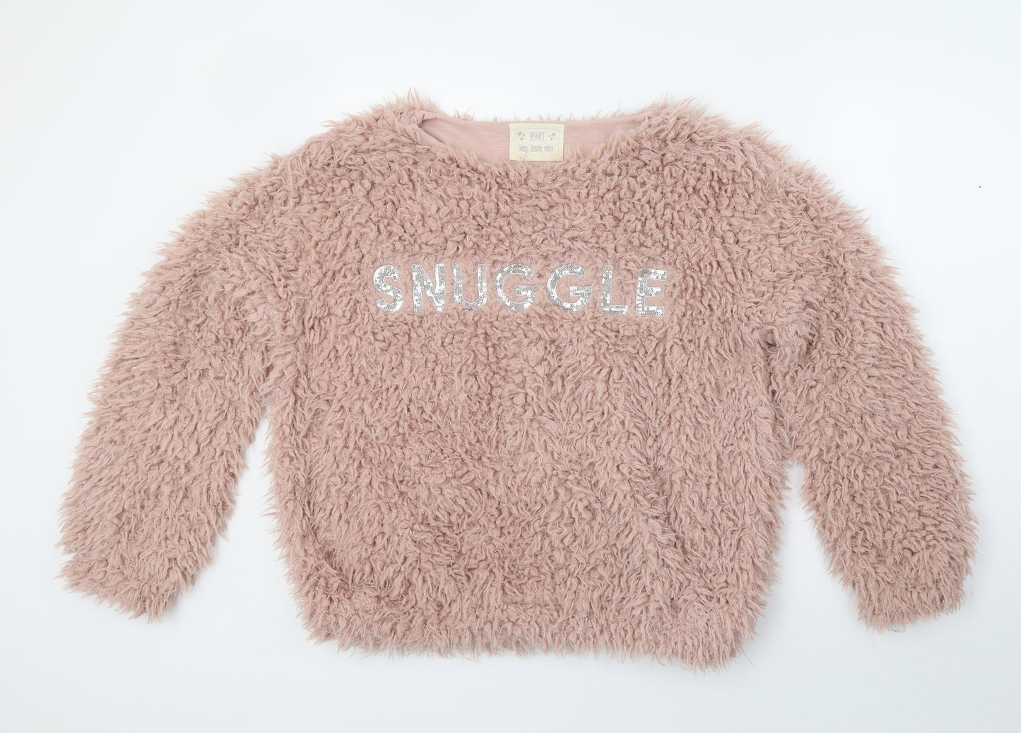 F&F Womens Pink   Pullover Jumper Size S