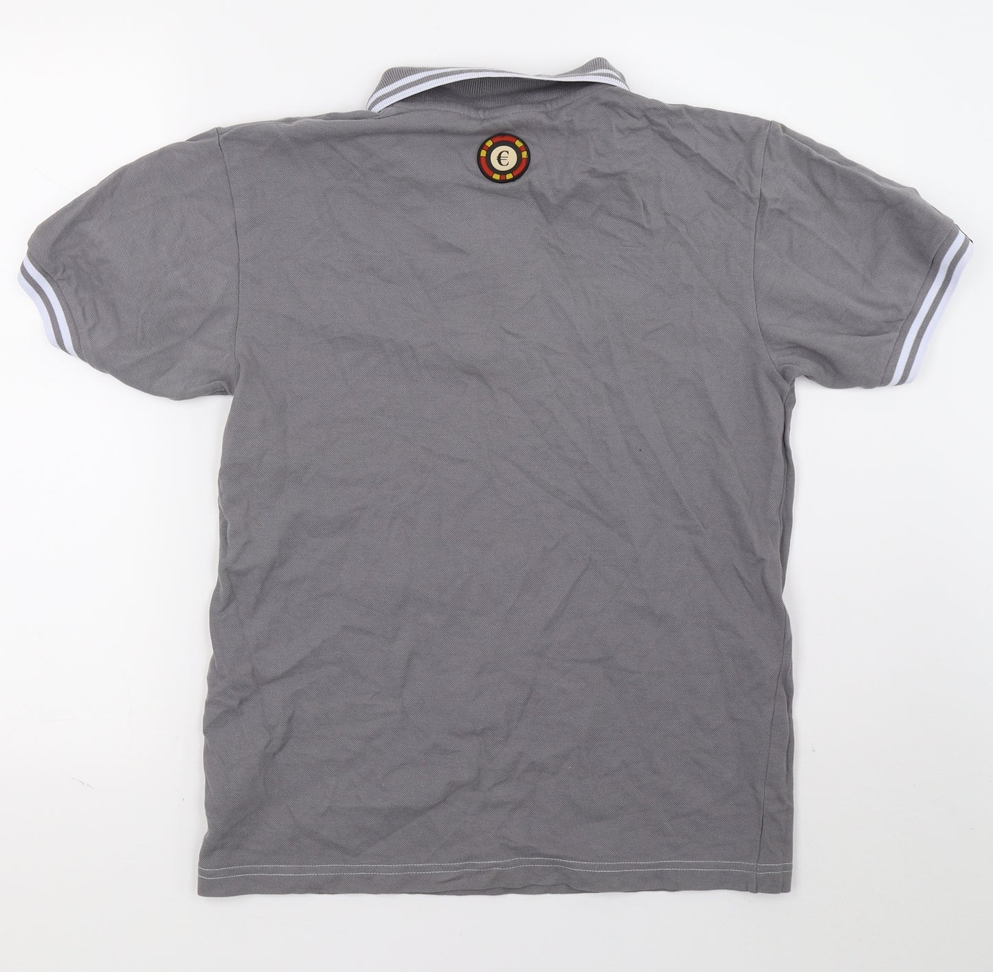 Party poker Mens Grey    Polo Size S