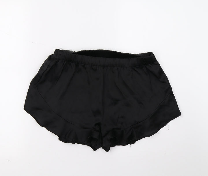 PRETTYLITTLETHING Womens Black   Bermuda Shorts Size 8