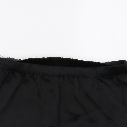 PRETTYLITTLETHING Womens Black   Bermuda Shorts Size 8