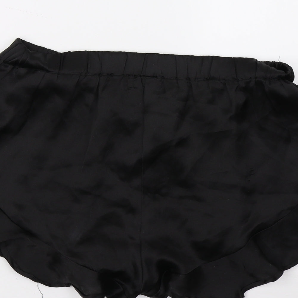 PRETTYLITTLETHING Womens Black   Bermuda Shorts Size 8