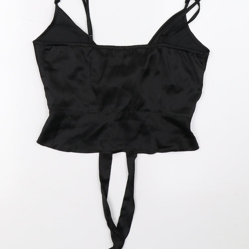 PRETTYLITTLETHING Womens Black   Basic T-Shirt Size 8