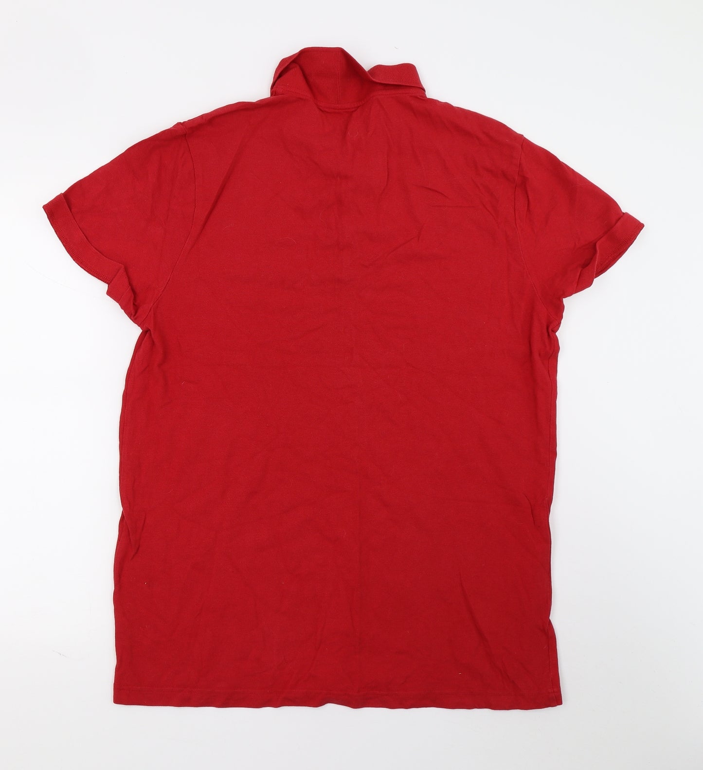 George Mens Red    Polo Size L