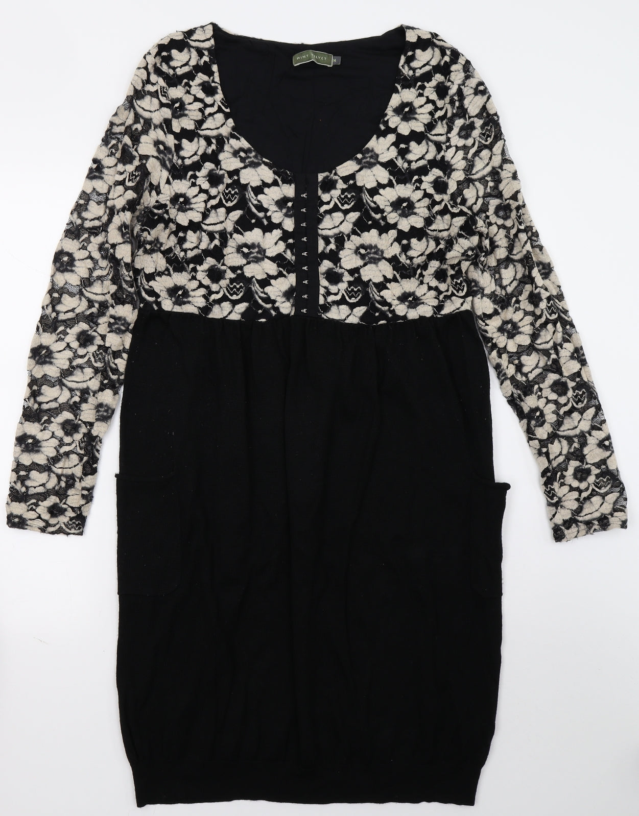 Mint Velvet Womens Black   A-Line  Size 14