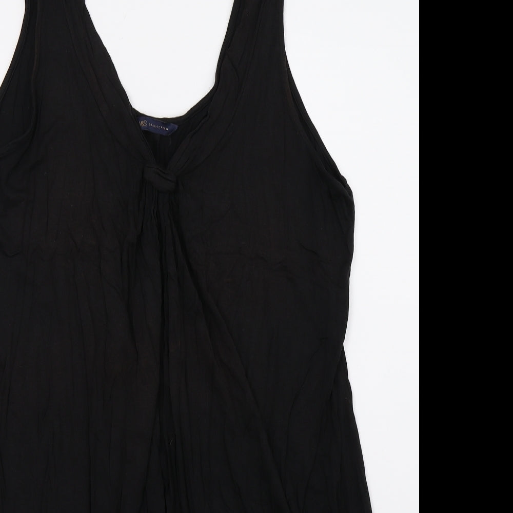 Marks and Spencer Womens Black   Basic Blouse Size 14