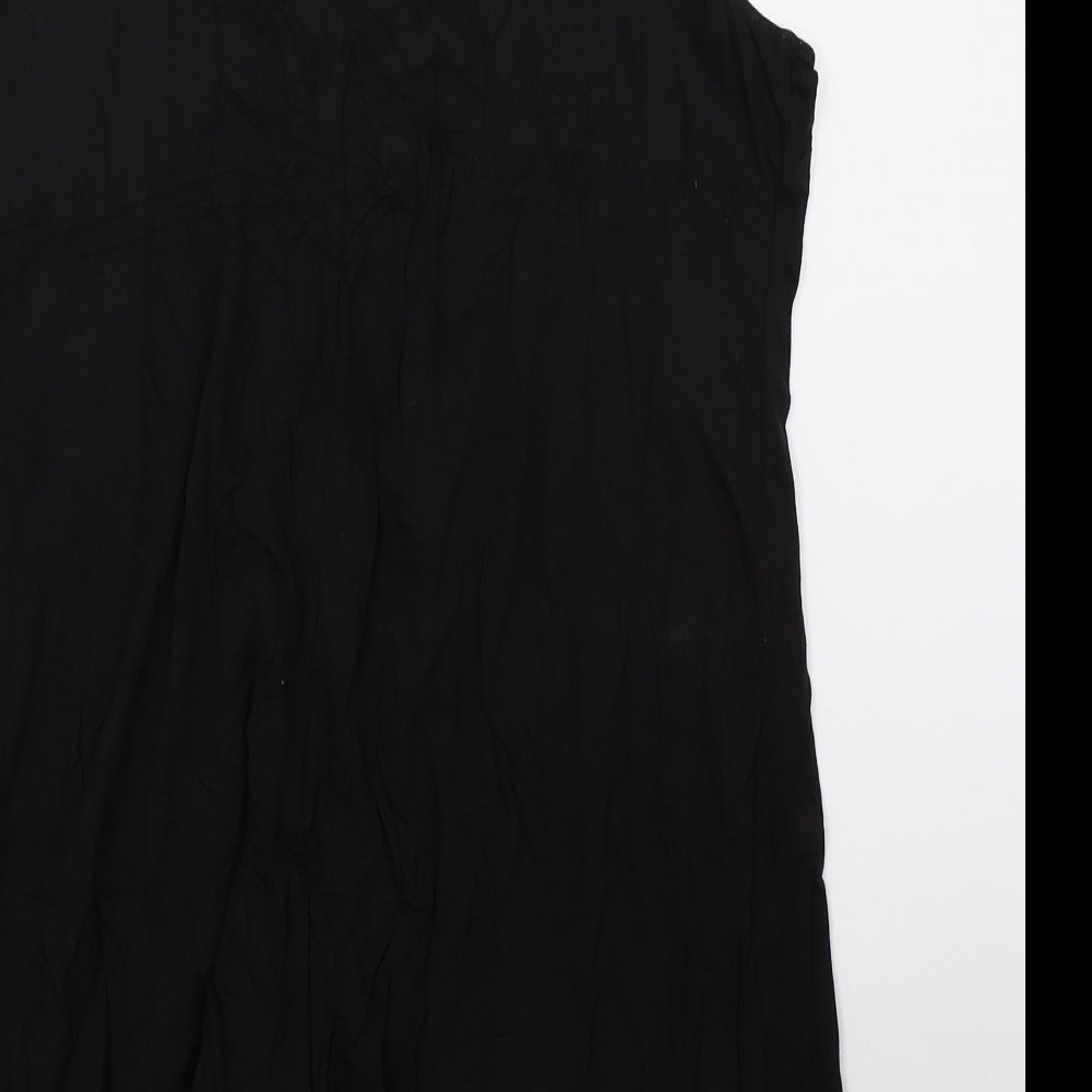 Marks and Spencer Womens Black   Basic Blouse Size 14