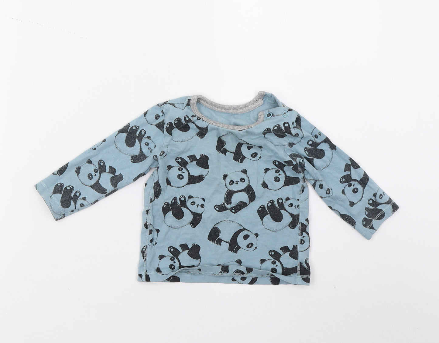 George Girls Blue   Basic T-Shirt Size 3-6 Months