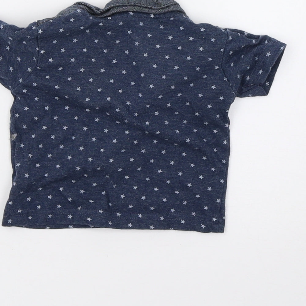 Earlydays Boys Blue   Basic T-Shirt Size Newborn