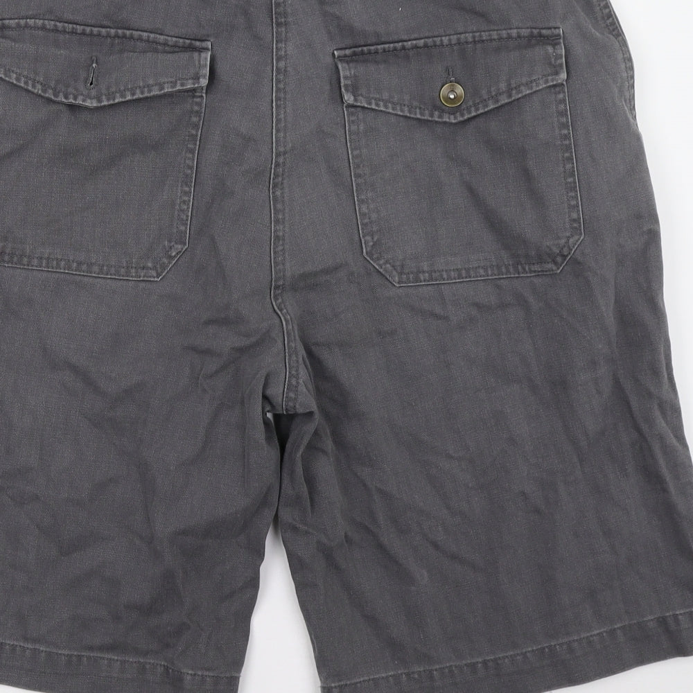 George Mens Grey   Cargo Shorts Size 34