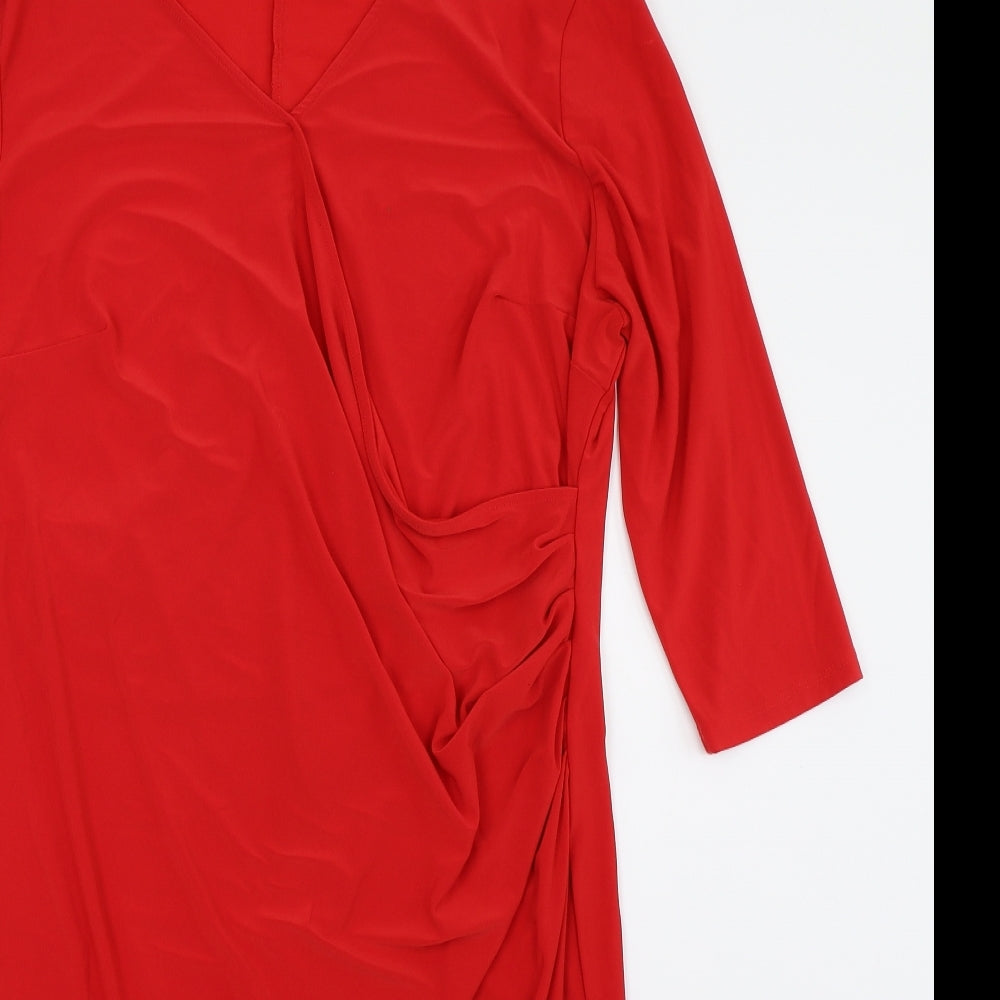 Damart Womens Red   A-Line  Size 20