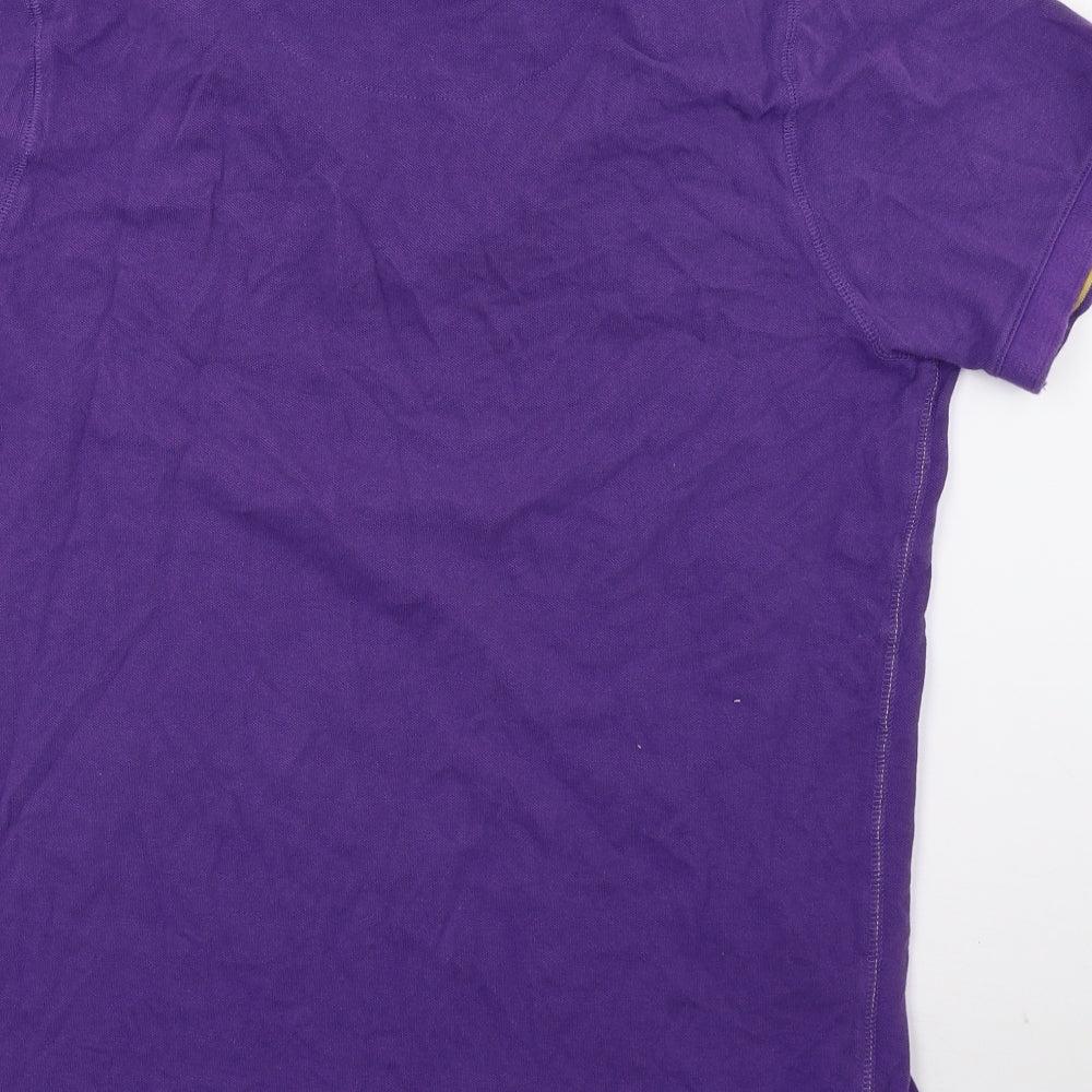 Santa Monica Polo Club Mens Purple    Polo Size L