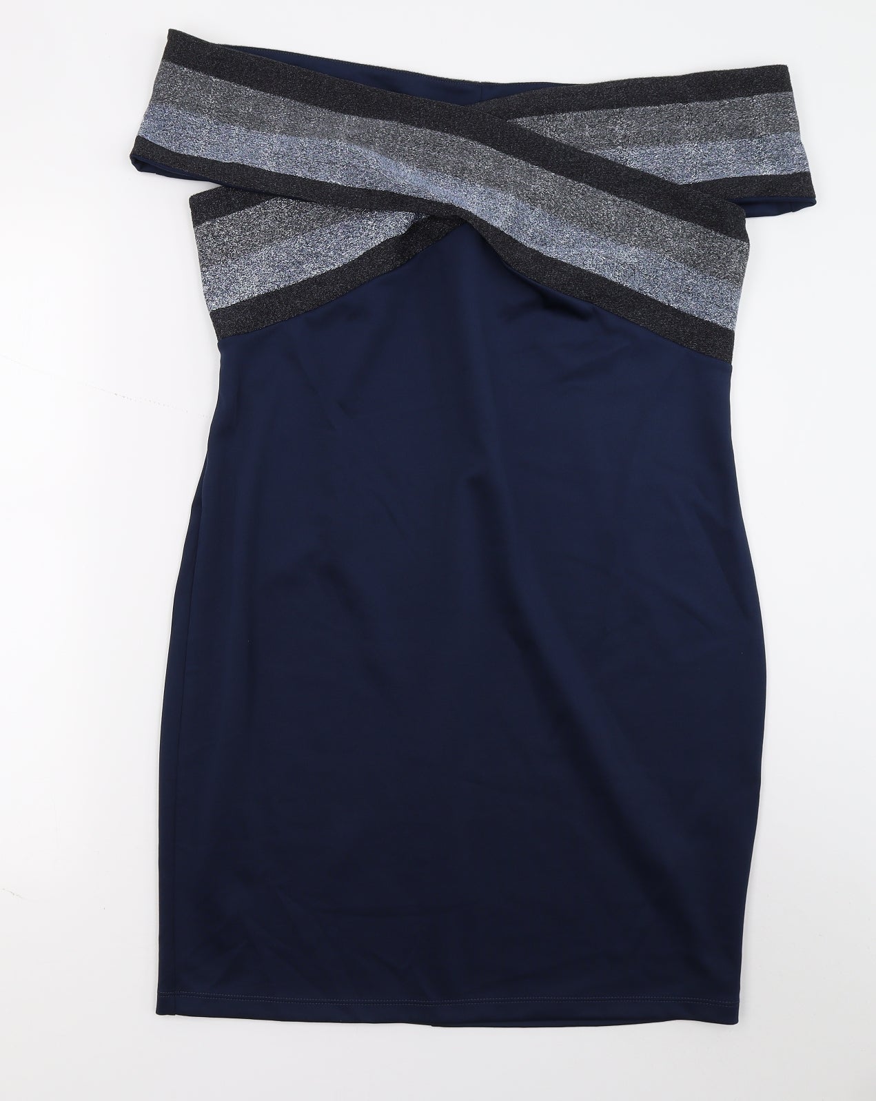 Body Flirt Womens Blue   A-Line  Size L