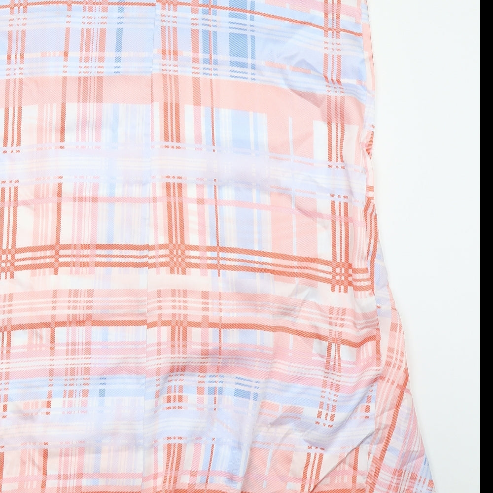 George Womens White Check  A-Line  Size 20