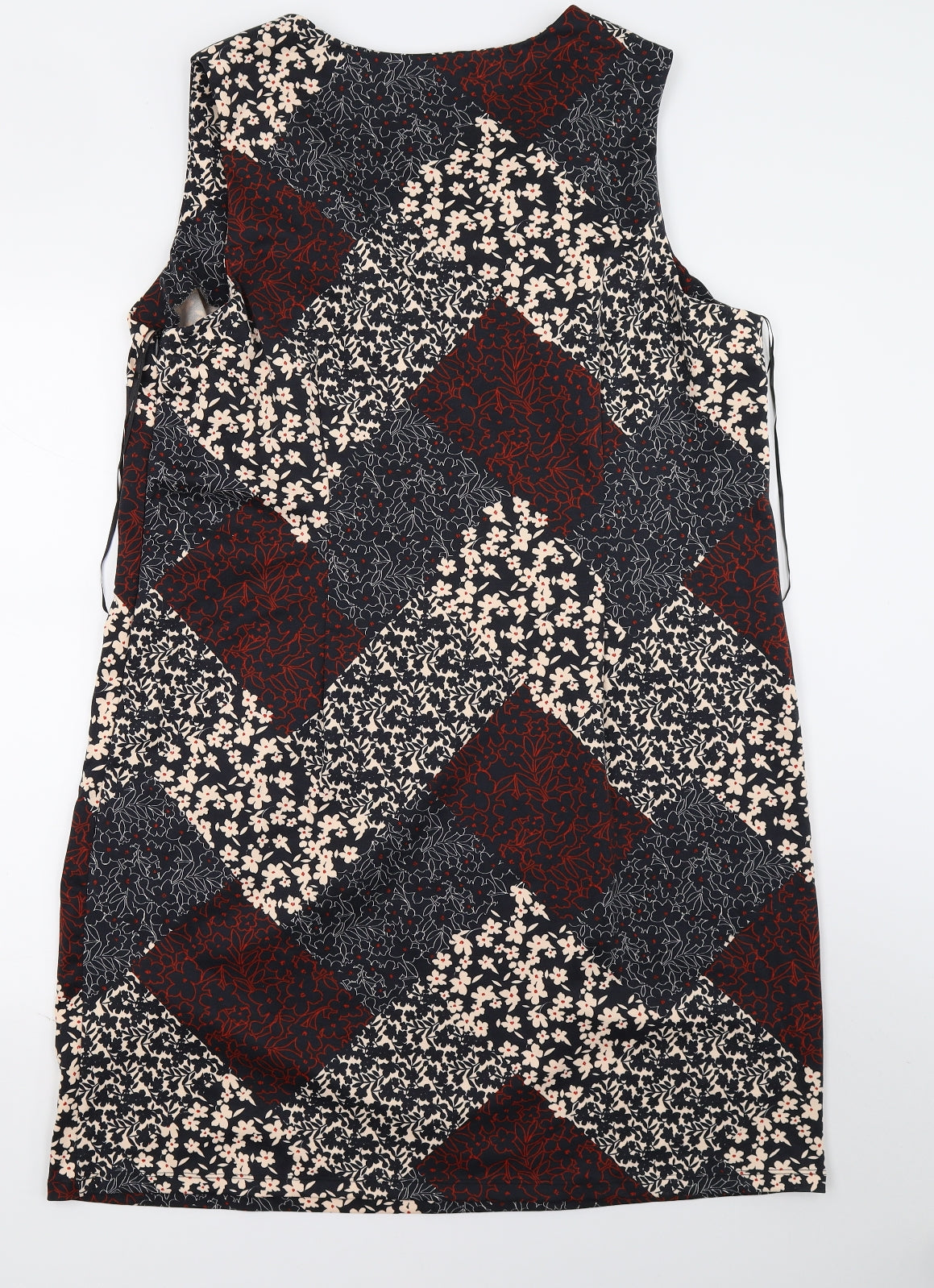 TU Womens Black Floral  A-Line  Size 20