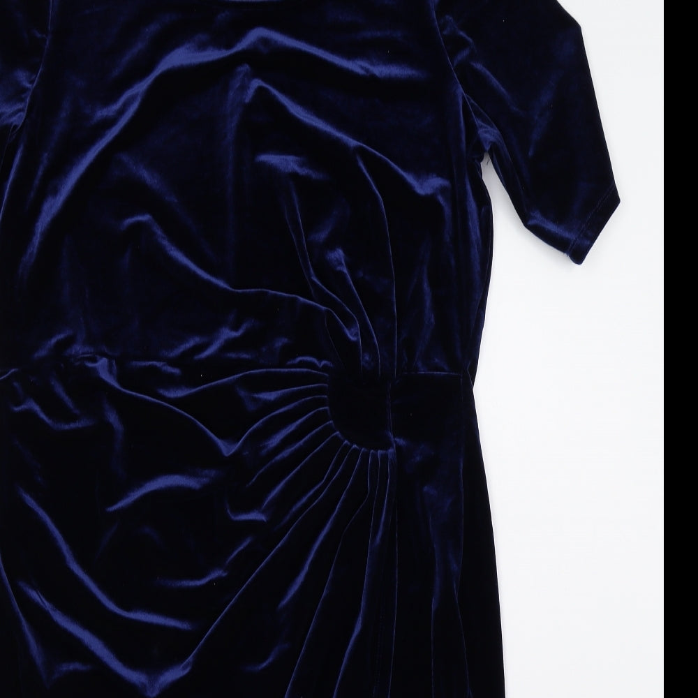 Damart Womens Blue   A-Line  Size 20