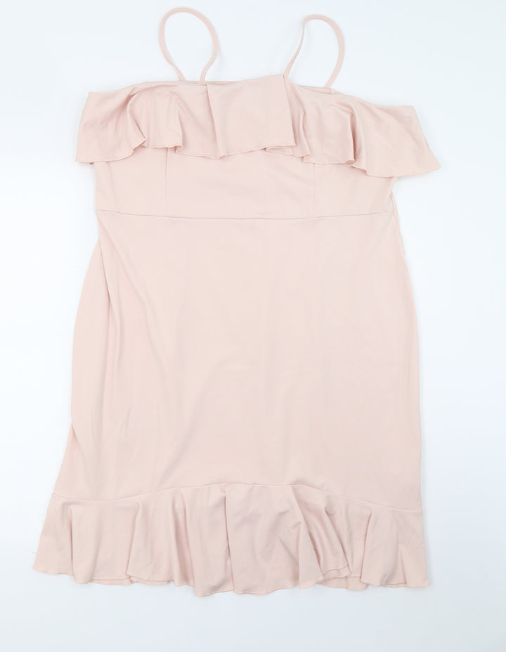 Body Flirt Womens Pink   A-Line  Size L