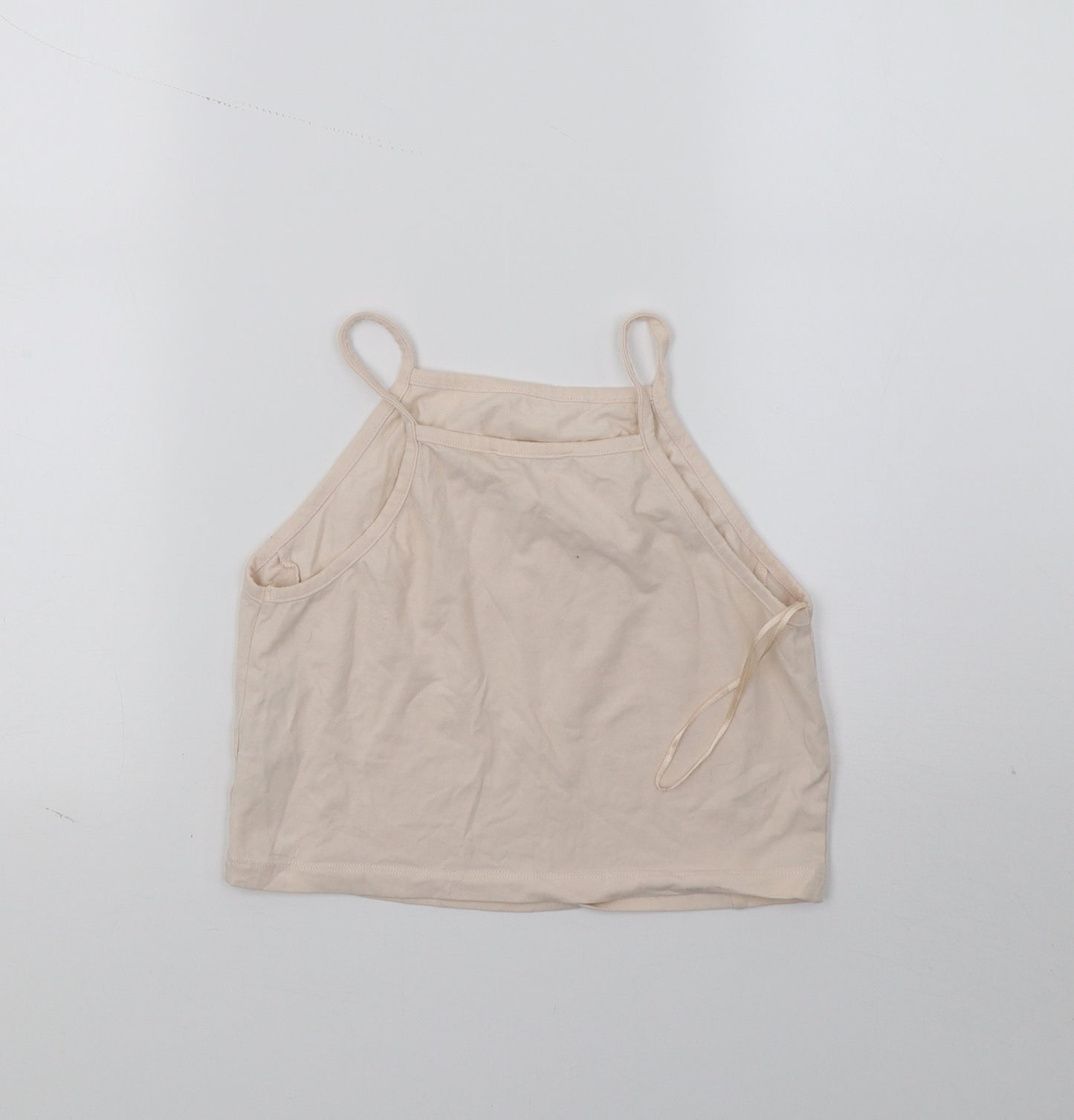 Miss Selfridge Womens Pink   Cropped T-Shirt Size 10
