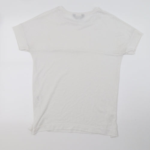 F&F Womens White   Basic T-Shirt Size 10