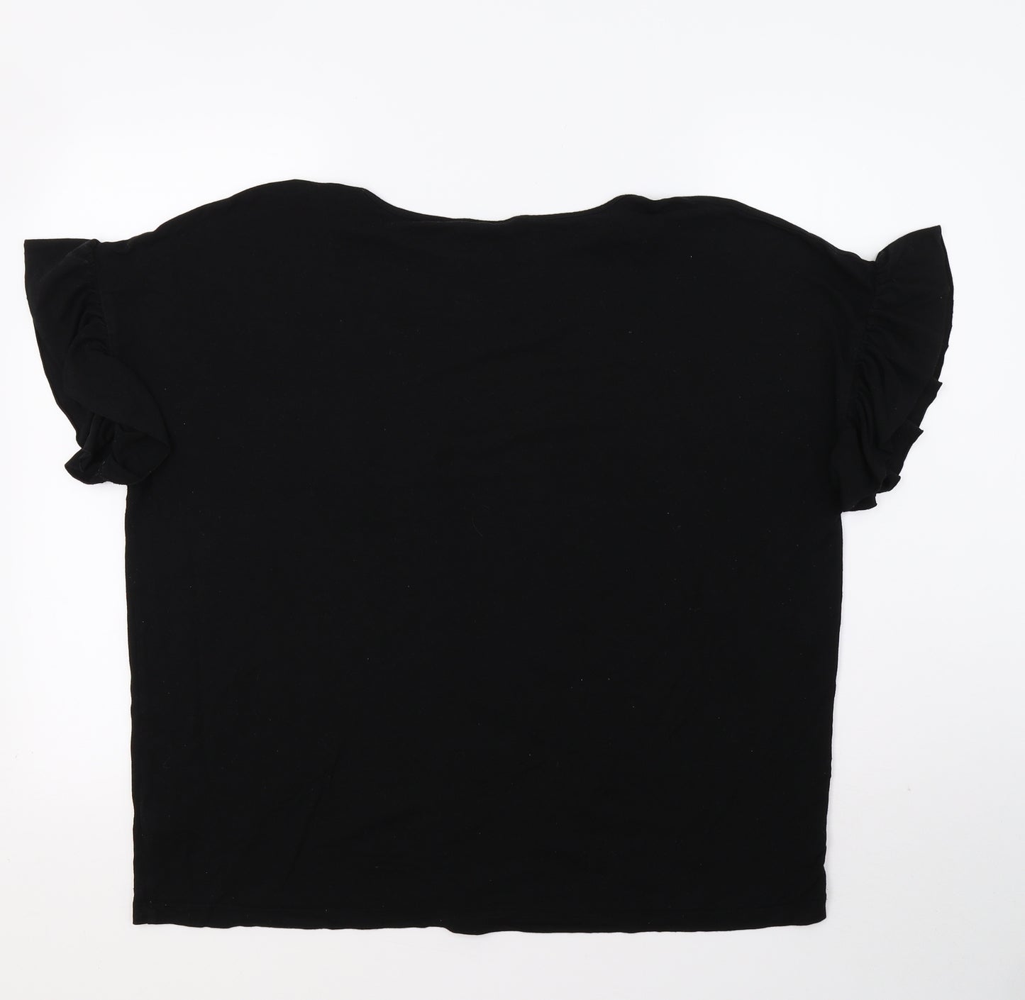 TU Womens Black   Basic Polo Size 18