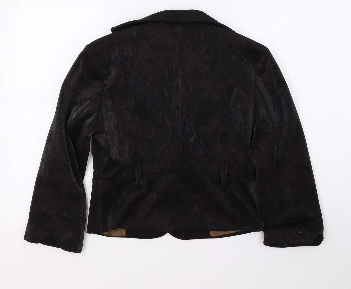 J W Womens Brown   Jacket Blazer Size 12