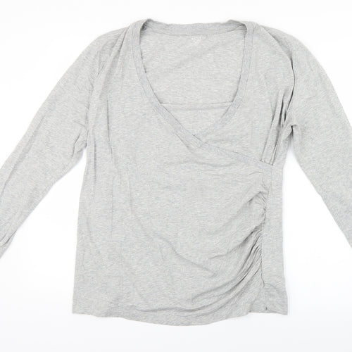 EAC Womens Grey   Basic Blouse Size XL