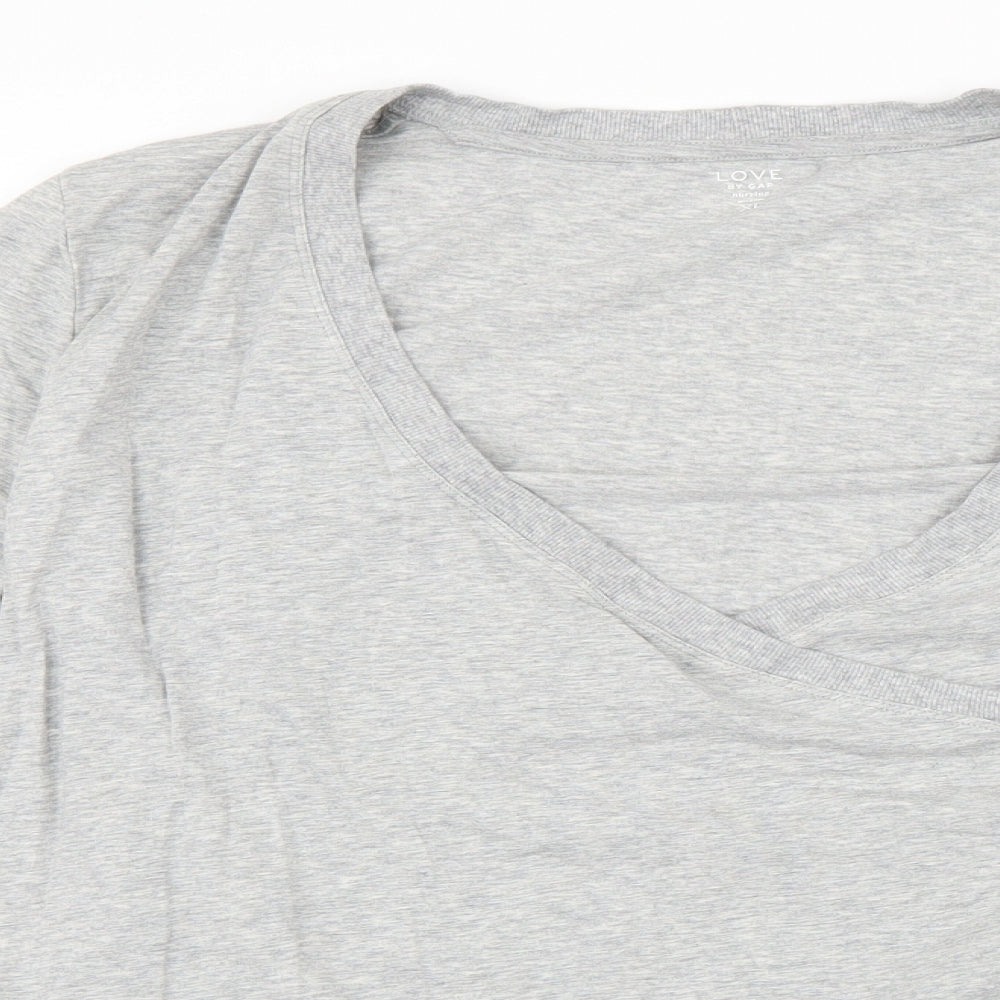 EAC Womens Grey   Basic Blouse Size XL