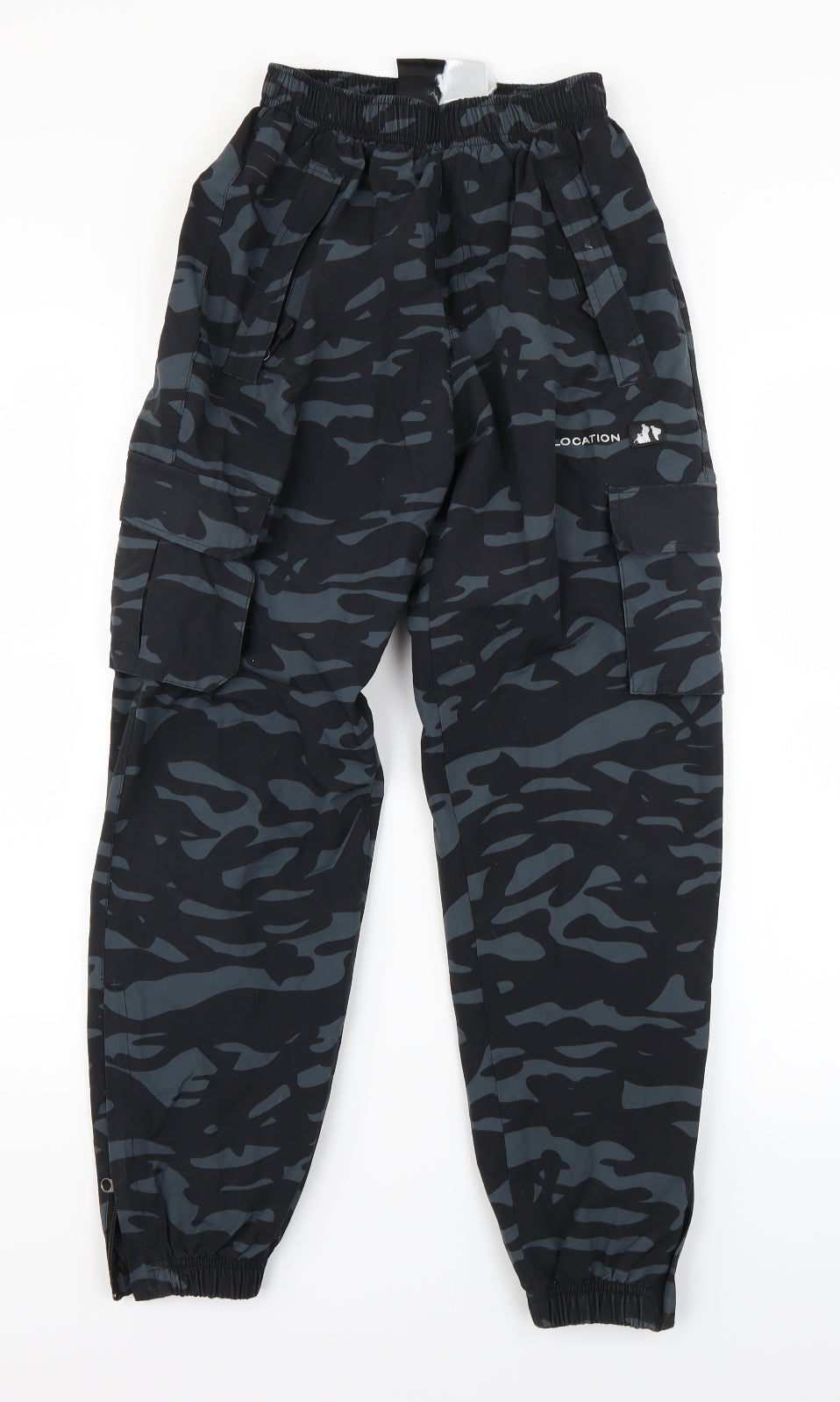 location Boys Blue Camouflage  Windbreaker Trousers Size L