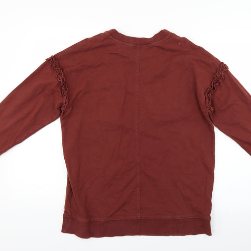 NEXT Womens Brown   Henley Jumper Size 10