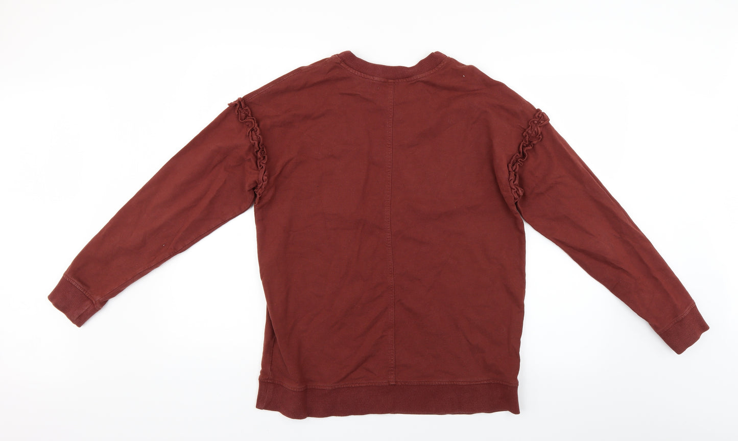 NEXT Womens Brown   Henley Jumper Size 10