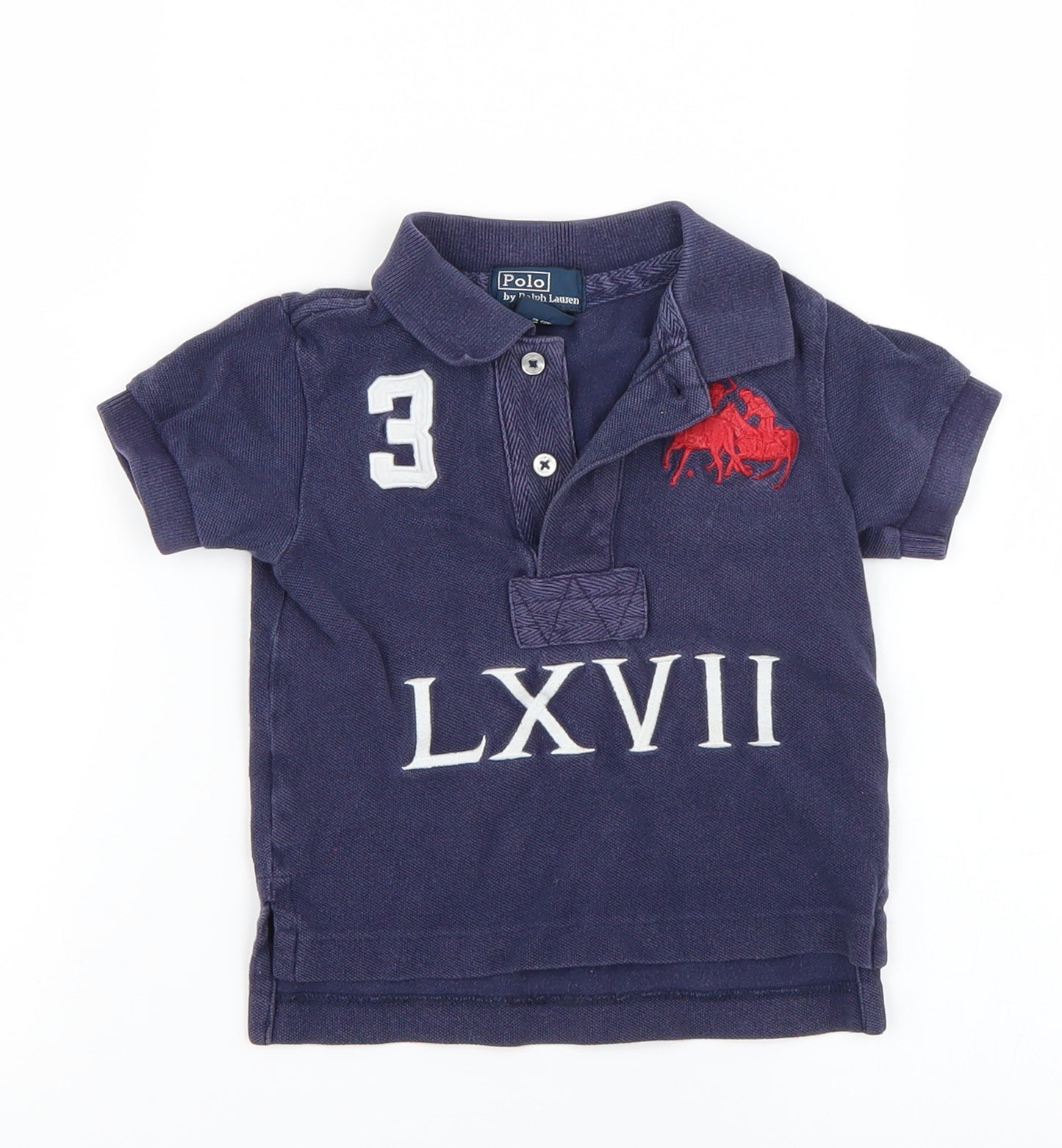 Polo Ralph Lauren Boys Blue   Basic Polo Size 12 Months