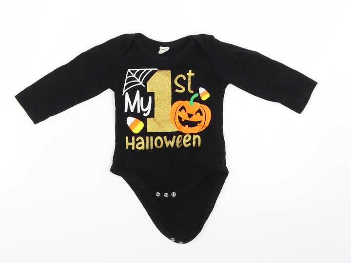 Lapa Baby Black Leotard One-Piece Size 9-12 Months