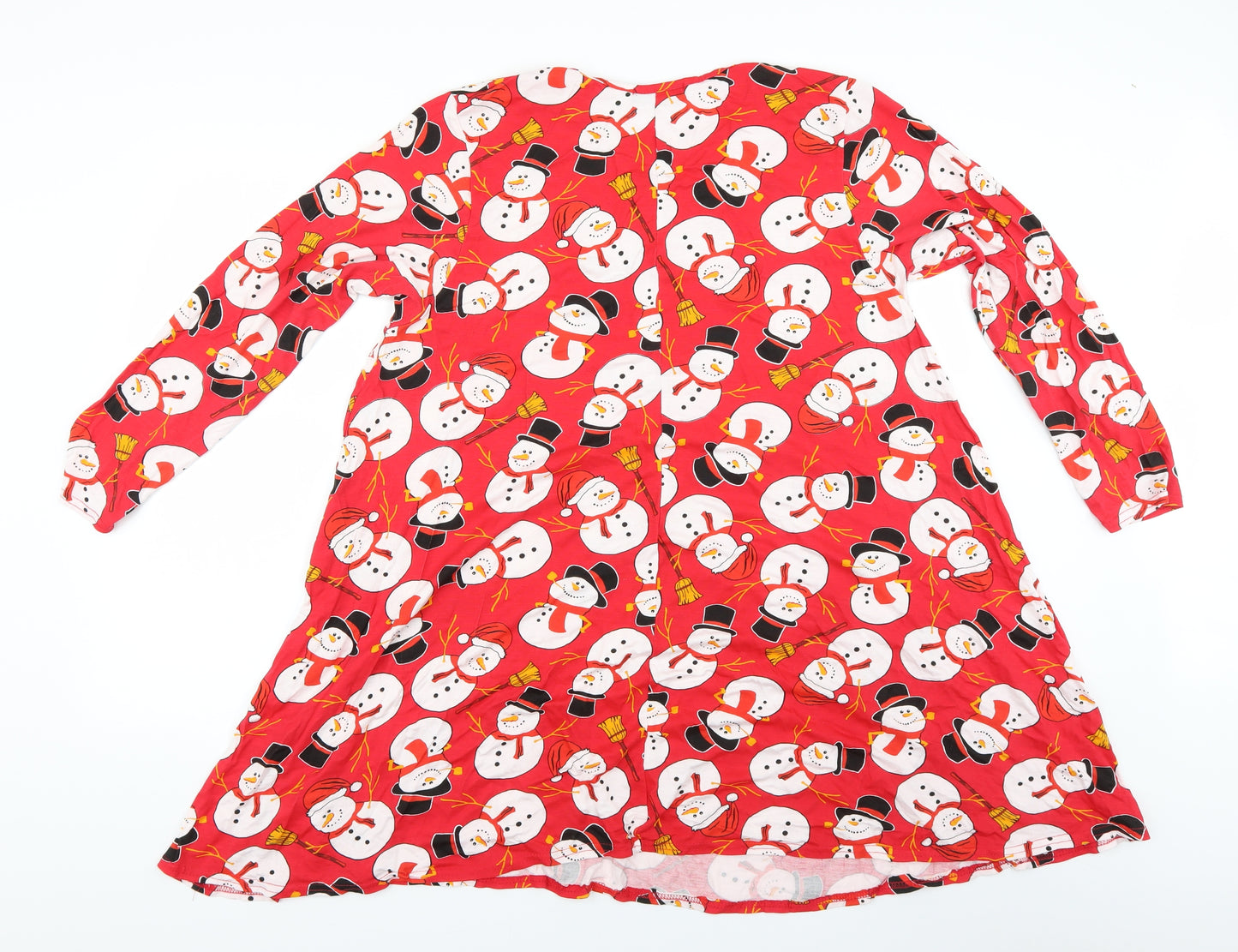just glamour Womens Red   Fit & Flare  Size 22  - Christmas