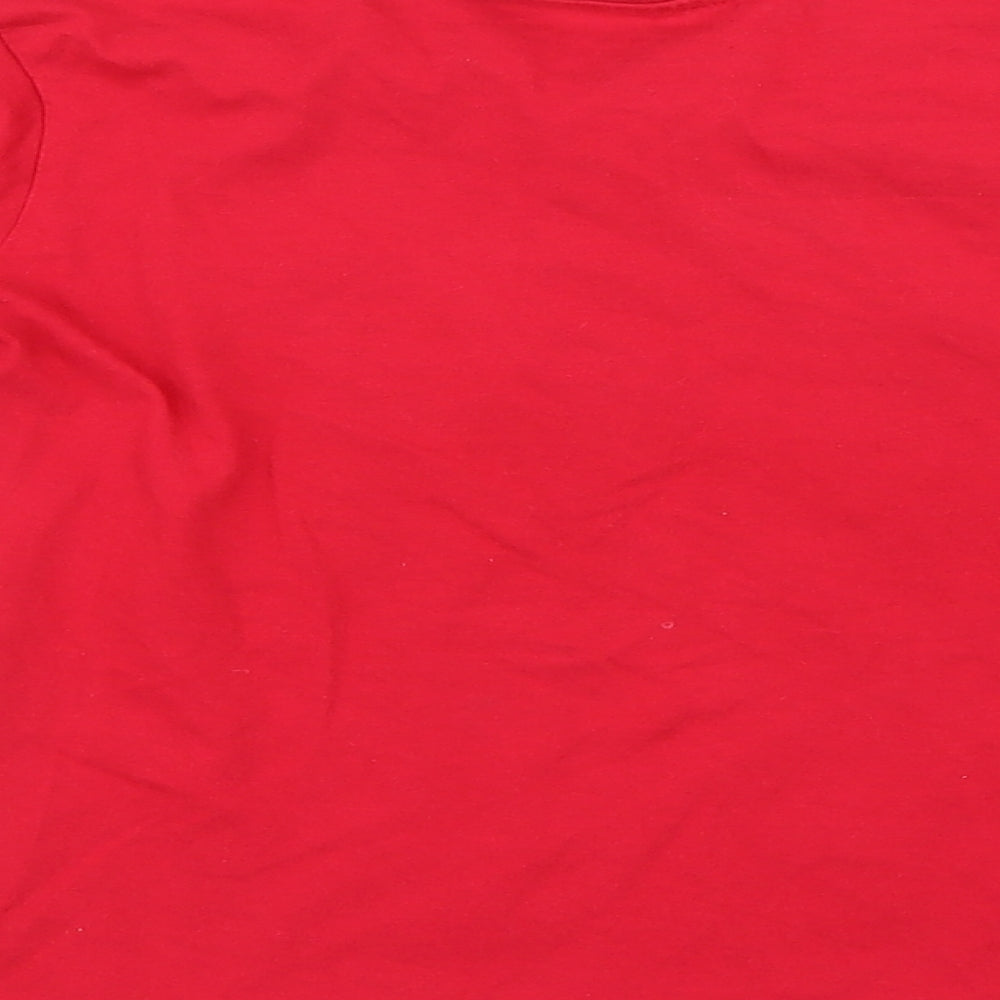 Primark Boys Red   Basic T-Shirt Size 7-8 Years