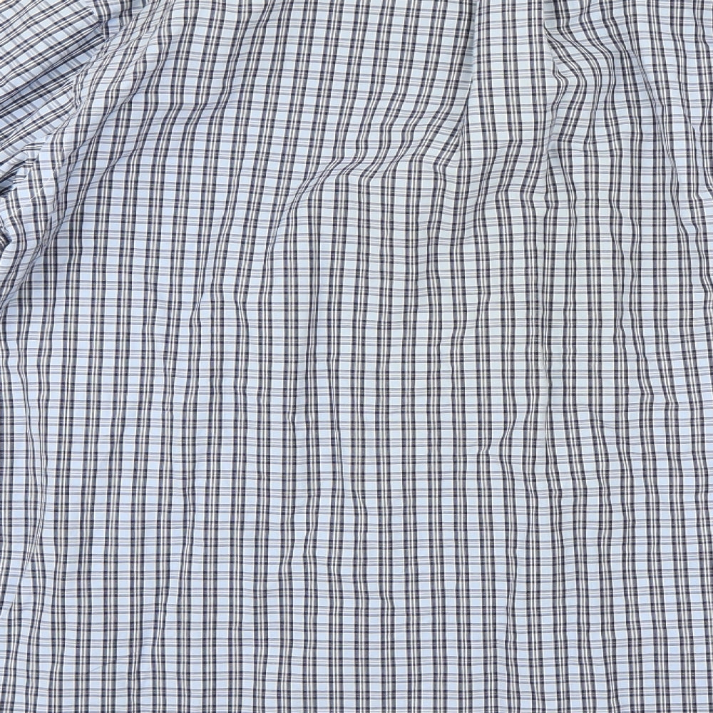 Polo Ralph Lauren Mens Blue Plaid   Dress Shirt Size XL