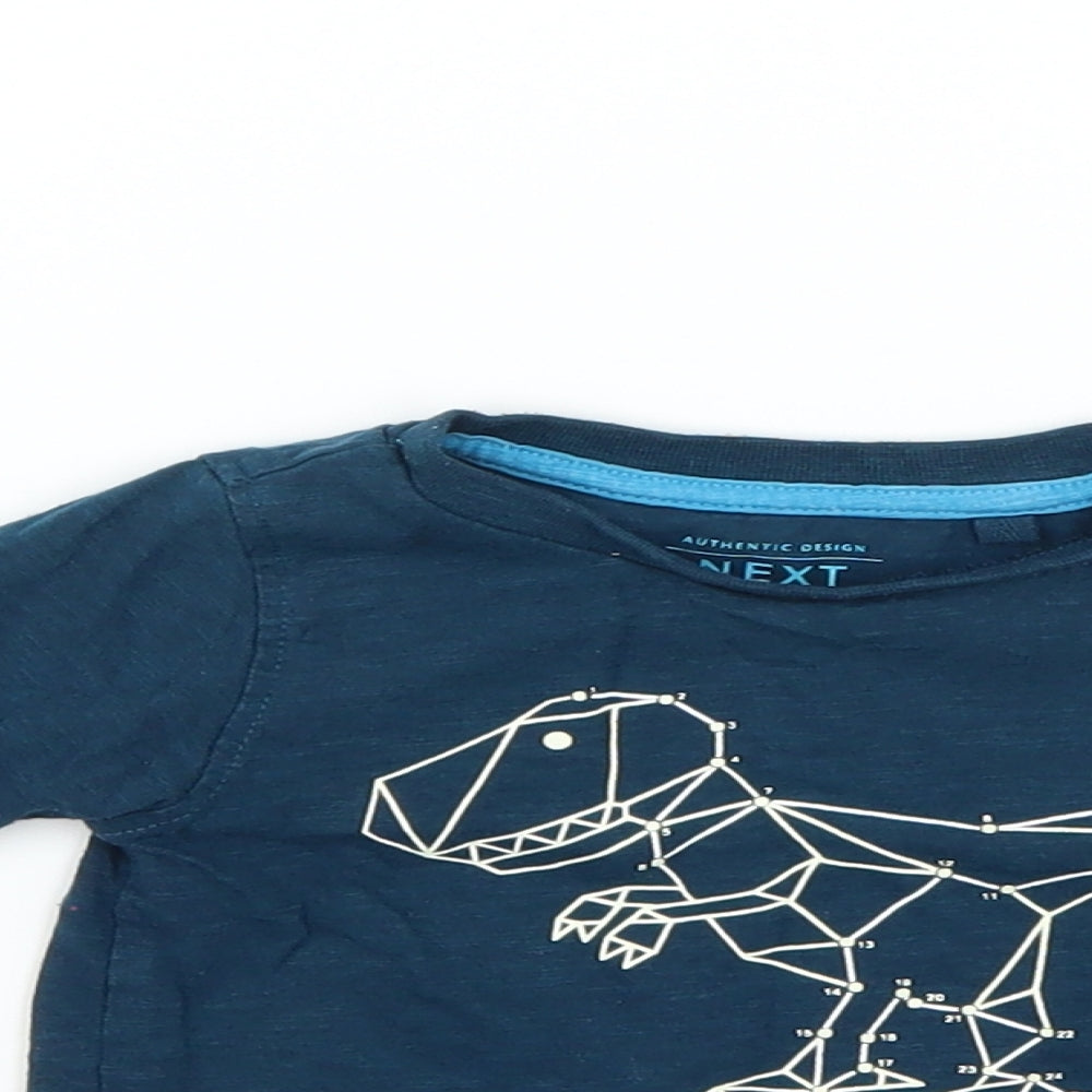 NEXT Boys Blue   Basic Casual Size 3-4 Years  - dinosaur