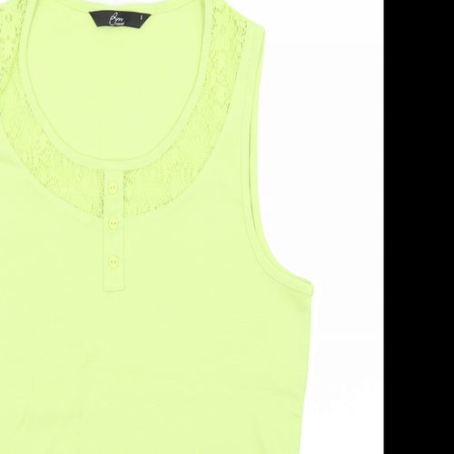 Bm Casual Womens Green   Basic Tank Size S
