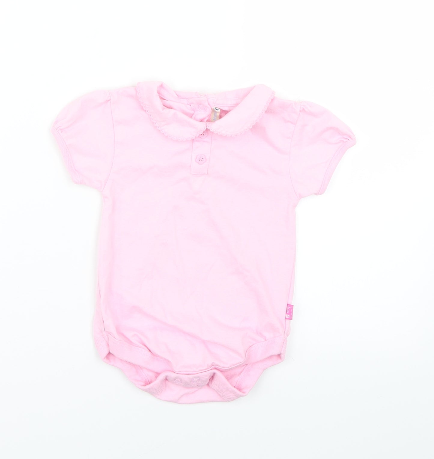 JoJo Maman Bébé Baby Pink   Romper One-Piece Size 12-18 Months