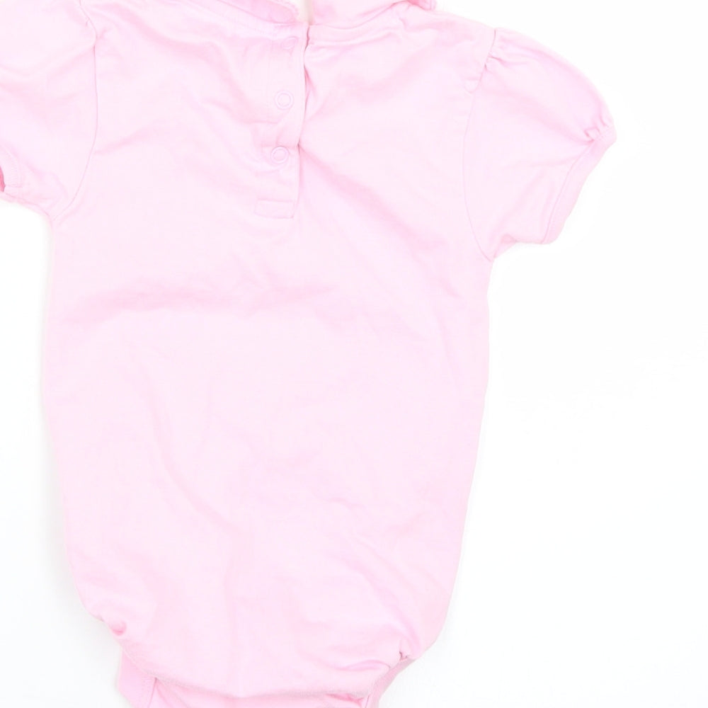 JoJo Maman Bébé Baby Pink   Romper One-Piece Size 12-18 Months