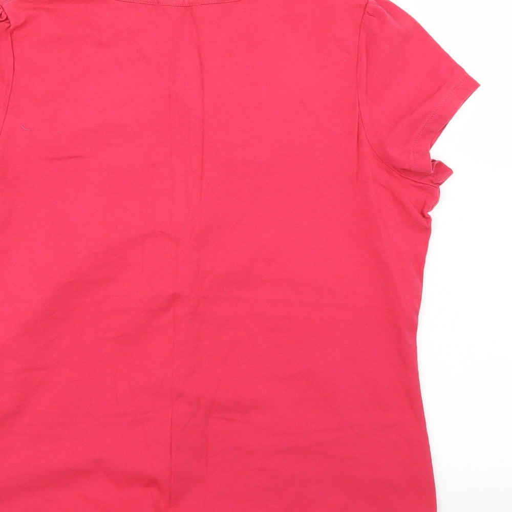 Per Una Womens Pink   Basic T-Shirt Size 16